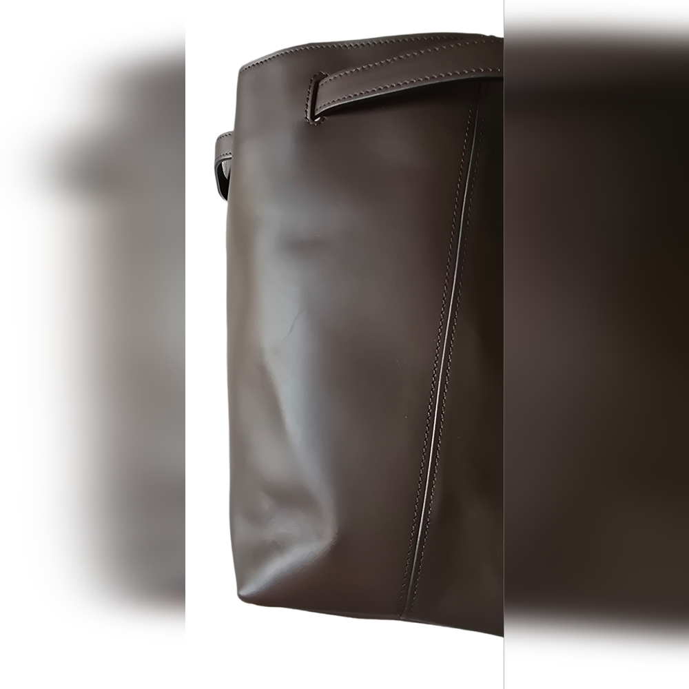 Longchamp Le Smart L Handbag Mocha  Leather - Picture 8 of 12